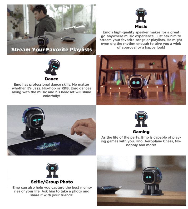 Features of Emo AI Robot